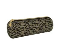 DEXNEL Federmäppchen mit Tigerstreifen, mit Reißverschluss, elegant, praktisch, für Jungen und Mädchen, Geschenk, weiß, Einheitsgröße, Taschen-Organizer