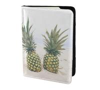 Dexnel Reisepasshülle mit Ananas-Malerei, 1 Stück, für Reisen, Damen, Herren, niedliche Reisepasshülle