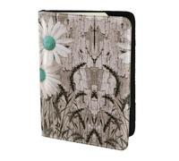 Dexnel Reisepasshülle mit Gänseblümchen-Aufdruck, 1 Stück, für Damen, Herren, niedliche Reisepasshülle