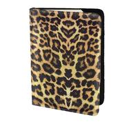Dexnel Reisepasshülle mit Leopardenmuster, 1 Stück, für Reisen, Damen, Herren, niedliche Reisepasshülle