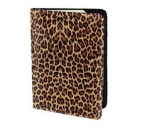Dexnel Reisepasshülle mit Leopardenmuster, 1 Stück, Reisepasshülle für Damen, Herren, niedliche Reisepasshülle