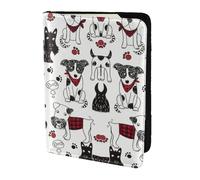 Dexnel Reisepasshülle mit schönem Hundemotiv, für Reisen, Damen, Herren, niedliche Reisepasshülle, Reisepasshülle, 1 Stück