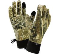 DexShell DEXFUZE wasserdichte Merinowolle Strick innen 3-lagig laminiert atmungsaktiv Realtree Handschuhe StretchFit Camouflage für Männer und Frauen Groß