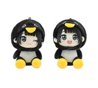 DEXSHUN 2pcs Endministrator Plush Figuren Anime The Endmin Anhänger Keychain Cute Rucksack Anhänger Home Dekoration Geschenk 15cm