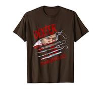Dexter Blood Never Lies T-Shirt, Herren, Braun, XXL