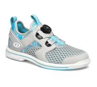 Dexter DexLite Pro BOA Damen Bowlingschuhe für Rechtshänder, Grau/Blau