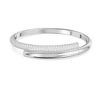 Dextera Armreif, Magnetischer Verschluss, Weiß, Rhodiniert M