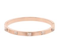 Dextera Armreif, Pavé, Weiß, 18K Roségoldbeschichtet M