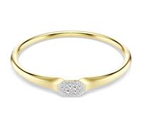 Dextera Armreif, Rundschliff, Weiß, Goldlegierungsschicht L