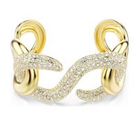 Dextera Armreif, Rundschliff, Weiß, Goldlegierungsschicht S