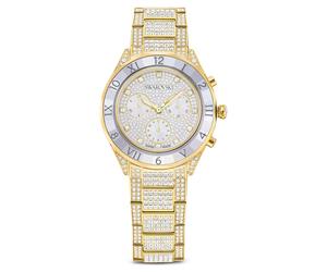 Dextera lux Uhr, Schweizer Produktion, Metallarmband, Goldfarben, Vergoldetes Finish OS