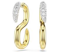 Dextera Ohrringe, Rundschliff, Weiß, Metallmix OS