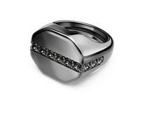 Dextera Ring, Achteckform, Rundschliff, Schwarz, Rutheniert 55-60