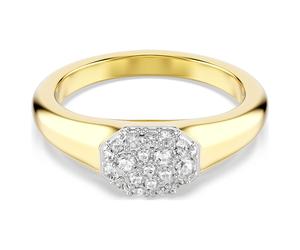 Dextera Ring, Verschiedene Schliffe, Weiß, Goldlegierungsschicht 48