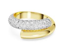 Dextera Ring, Weiß, 18K Goldbeschichtet 52