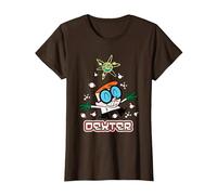 Dexter's Laboratory Tree Weihnachten T-Shirt, Damen, Braun, XXL