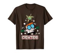 Dexter's Laboratory Tree Weihnachten T-Shirt, Herren, Braun, XXL