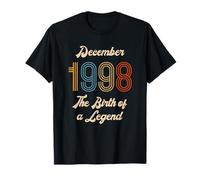 Dezember 1998 The Birth of a Legend Retro Design T-Shirt