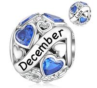 Dezember Charm für Pandora Birthstone Geburtsstein - S925 XMAS Weihnachten