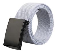 DFGBAPKBL Canvas Gürtel für Herren Männer Gürtel Unisex Taktische Taille Jeans Männlichen Casual Leinwand 3,8 cm Gurtband Bund Ceinture Femme(140cm,05)