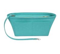 DFJOENVLDKHFE Filz-Handtaschen-Organizer, Filz-Einsatz, Taschen-Organizer, mehrere Taschen, Einkaufstaschen for Damen(Green,XL)