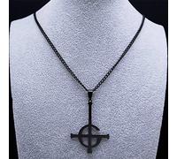 DFRIZ Halskette anhänger schmuck Ghost BC Nameless Anhänger Halskette Ghoul Band Papst Emeritus Symbol Halsketten Schmuck Mann