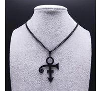 DFRIZ Halskette anhänger schmuck RIP Memorial Symbol Love Logo Steampunk Halskette Der Minimalismus Künstler Love Symbol Prince Halskette Schmuck