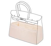 DGAZ Anpassen Handtasche Organizer Einsatz für Birkin 20/25/30/35/40/45/49/50 Taschen, bietet 68 Farben zur Auswahl, Seide, für Frauen