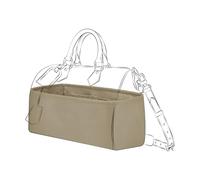 DGAZ Luxus Bag Organizer aus Satin, Handtaschen Einsatz für Speedy P9 Bandoulière 25/30/40, Leichte Innentasche zum Schutz des Innenfutters (Gris tourterelle, Bandoulière 40)