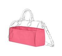 DGAZ Luxus Bag Organizer aus Satin, Handtaschen Einsatz für Speedy P9 Bandoulière 25/30/40, Leichte Innentasche zum Schutz des Innenfutters (Rose Lipstick, Bandoulière 30)