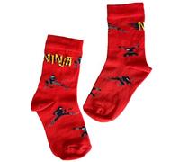 DH-Konzept 1 Paar Socken * NINJA * für Kinder | Strümpfe für kleine Superhelden | Karate Judo Kämpfer Kinderstrümpfe, Bekleidungsgröße: 34/35