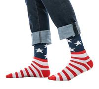 DH-Konzept Socken * COLOURS OF USA * für Herren | Strümpfe für Freunde der Vereinigten Staaten von Amerika | Männerstrümpfe Männersocken, Größe: 44/45