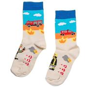 DH-Konzept Socken * FEUERWEHR * für Kinder | Strümpfe für den kleinen Feuerwehrmann | Kinderstrümpfe, Größe: 28/29, 4-6 Jahre