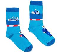 DH-Konzept Socken * POLIZEI * für Kinder | Strümpfe für kleine Polizisten | Kinderstrümpfe, Größe: 34/35, ab 10 Jahre
