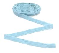 DHER Baumwollband nähen twill-band Einfassband Baumwolle Nahtband 10m Nähen Saumstreifen 2cm breit elastisches Saumband Kleidung gefaltetes elastisches Band unten Saumband Kleidungsstück (Himmelblau)