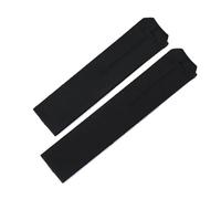 DHPLYO Kompatibel mit Silikonkautschuk-Uhrenarmband, kompatibel mit Tissot 1853, Tengzhi T-Touch T013, wasserdichtem Uhrenarmband T047T081T33, Armband 20 mm 21 mm(Black-no Buckle,20mm)