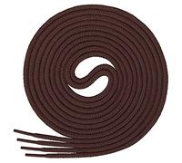 Di Ficchiano runde Schnürsenkel, Rundsenkel aus 100% Baumwolle, reißfest, Farbe: Braun, Länge: 90 cm, ø 3-4 mm
