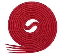 Di Ficchiano runde Schnürsenkel, Rundsenkel aus 100% Baumwolle, reißfest, Farbe: Rot, Länge: 170 cm, ø 3-4 mm