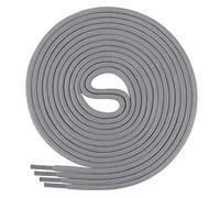 Di Ficchiano Schnürsenkel rund, Rundsenkel für Business- und Lederschuhe, reißfester Allroundsenkel, ø 3mm Farbe grau Länge 110cm