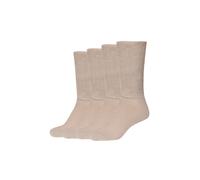 Camano Unisex Diabetikersocken 4er Pack 43/46 sand