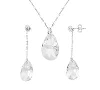 DIADEMA - Set Forever Swarovski - Halskette, Ohrringe - Love Jewelry Collection Einheitsgröße