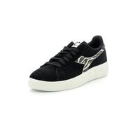 Diadora Damen Game Step Suede ANIMALIER Gymnastikschuh, Schwarz/Schwarz, 37 EU