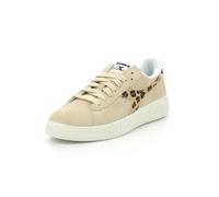 Diadora Damen Game Step Suede ANIMALIER Gymnastikschuh, Weiß/Beige, 39 EU