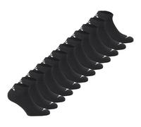 Diadora Unisex Sneakersocken - 12er Pack, Logo Schwarz 35-38