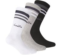 DIADORA Diadora Unisex Tennissocken - 3er Pack, Logo, Streifen (D9095) 39-42 Schwarz