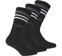 DIADORA Diadora Unisex Tennissocken - 3er Pack, Logo, Streifen (D9095) 39-42 Schwarz