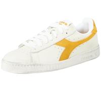 Diadora Game L Low Waxed Suede Pop, Unisex-Erwachsene, White/Calendula, 40 EU, Weiße Ringelblume, 40 EU
