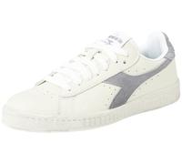 Diadora Game L Low Waxed Suede Pop, Unisex-Erwachsene, White/Ultimate Gray, 42 EU, White Ultimate Gray, 42 EU