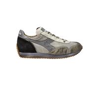 Diadora Heritage Equipe Dirty SW Evo 181251 Freizeitschuhe für Herren, aus weißem Segeltuch, Weiß, 46 EU
