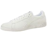 Diadora Herren Game L Low Waxed Gymnastikschuhe, Elfenbein (Bianco/bianco/bianco), 44 EU